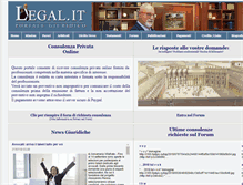 Tablet Screenshot of legal.it