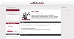 Desktop Screenshot of legal.nl