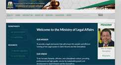 Desktop Screenshot of legal.gov.vc